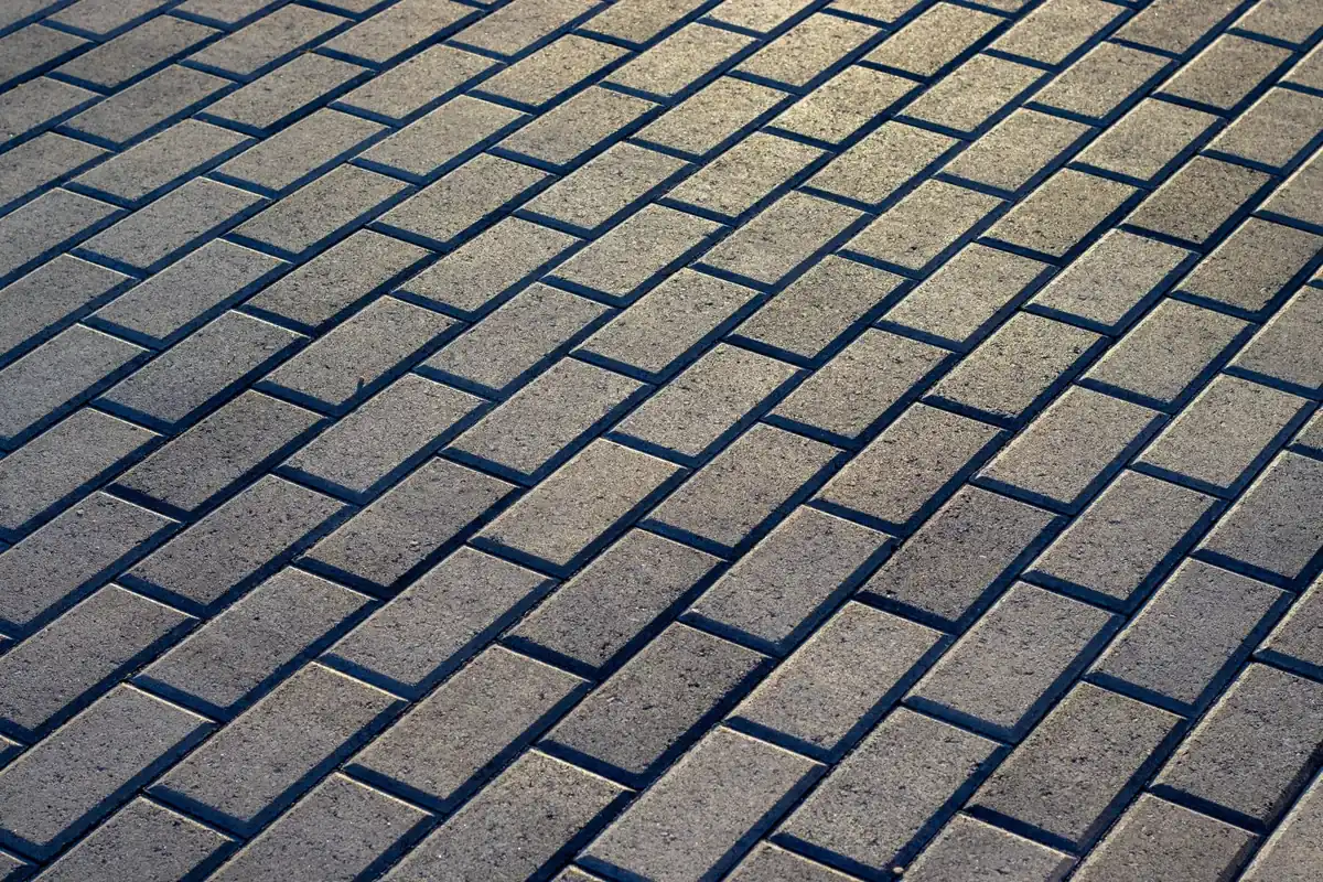 Brick paver driveway cleaned, re-sanded and sealed in Jacksonville, Florida
